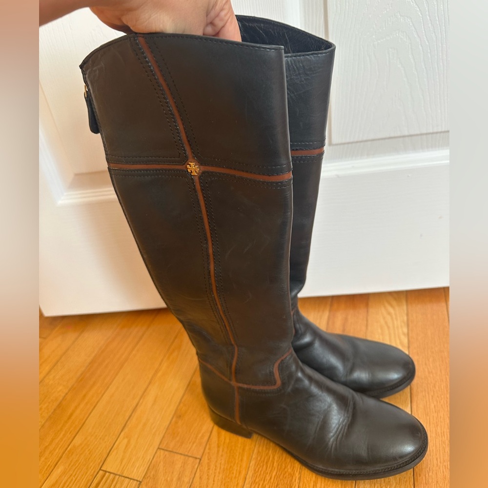 Tory Birch Leather Boots size 6.5
